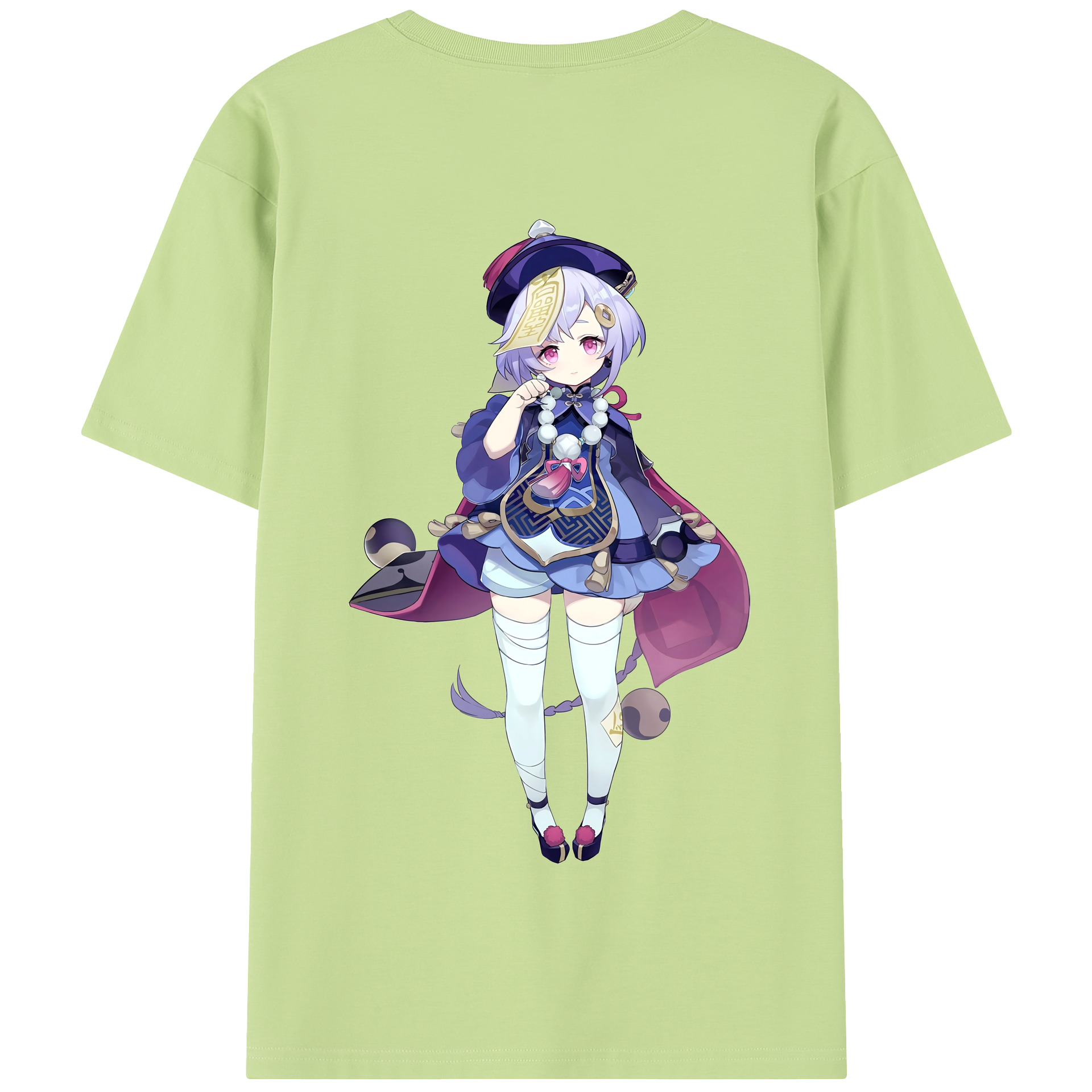 げんし神 七七 なな  genshin Nana 綿100％半袖Tシャツ（背面プリント）